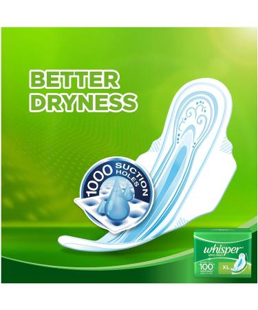 Whisper Ultra Clean XL Wings Sanitary Pad - Pack of 15 - Buy Online on GoSupps.com