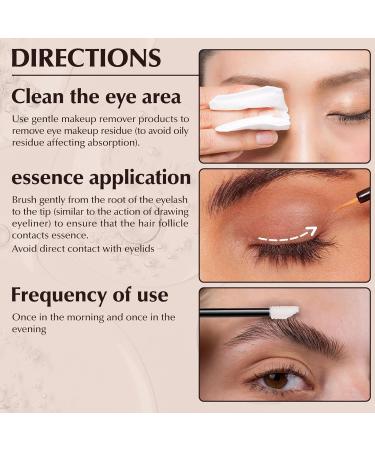 Lash Serum & Eyebrow Serum Kit Natural Formula Eyelash Growth Promotes Longer Thicker & Fuller Lashes & Brows Vegan Cruelty-Free For Sensitive Eyes (2 Pack 10ml) - Buy Online on GoSupps.com