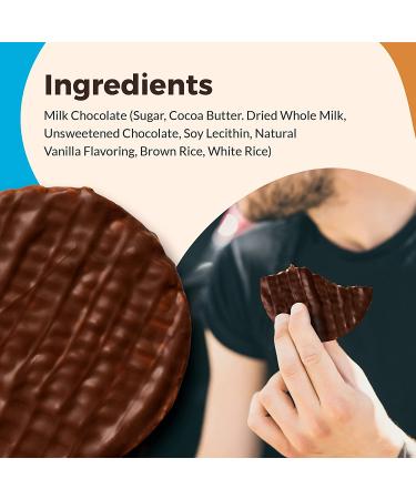 LIEBERS Dark Chocolate Rice Cakes - Snack Pack Gift Pack - 24 Cakes - Kosher Dairy & Gluten Free - Buy Online on GoSupps.com