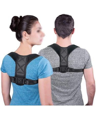 Medical Clavicle Posture Corrector Adult Children Back Support Belt Corset Orthopedic Brace Shoulder Correct lofty ambition Black M