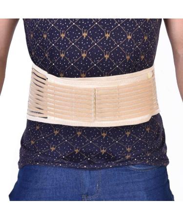 Self-Heated Magnetic Therapy Waist Belt | Breathable Back Support & Pain Relief | Large Beige - Buy Online on GoSupps.com