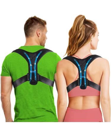 Back Posture Corrector for Women & Men - Powerful Magic Stickers Adjustable Clavicle Back Brace - Providing Pain Relief From Neck Back and Shoulder( Universal )