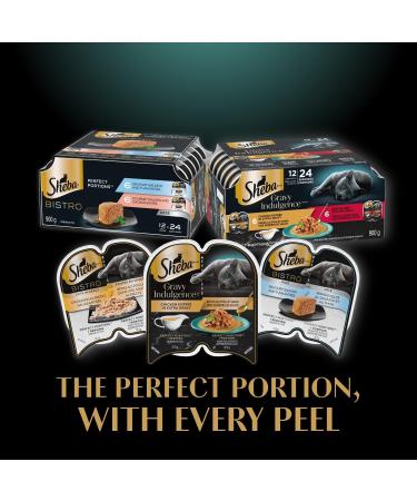 Sheba Gravy Indulgence Perfect Portions Adult Wet Cat Food Chicken Entr e in Extra Gravy 75g Tray (24 Pack) - Buy Online on GoSupps.com