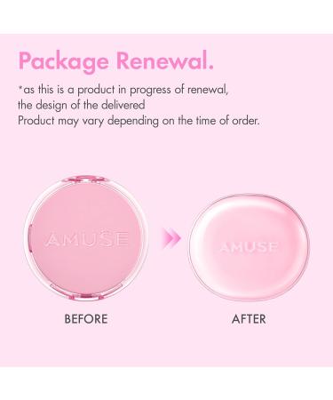 Amuse SEOUL DEW POWER VEGAN CUSHION 03 Honey | Vegan Foundation for Sensitive Skin | Dewy Glow & Double Coverage | Lightweight & Hydrating Clean Beauty - Buy Online on GoSupps.com
