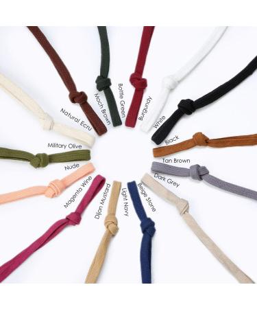 Sweatshirt Hoodie Flat Cotton Tape Ribbon Cord Rope 10 & 15mm - 26 Colors in Various Lengths | Neotrims Flanged Piping and Round Cord Matching - Magenta Wine 1 Meter - Buy Online on GoSupps.com