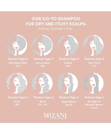 Mizani Scalp Care Dandruff Shampoo 16.9 Fl Oz | Pyrithione Zinc | Curly Hair Cleanser - Buy Online on GoSupps.com