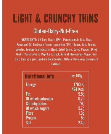 Creative Nature Savoury Snacks | BBQ Flavour Vegan Snacks | Healthy Gluten Free Snack Bags | Free From Top 14 Allergens | 20 x 20g 20 g (Pack of 20) - Buy Online on GoSupps.com