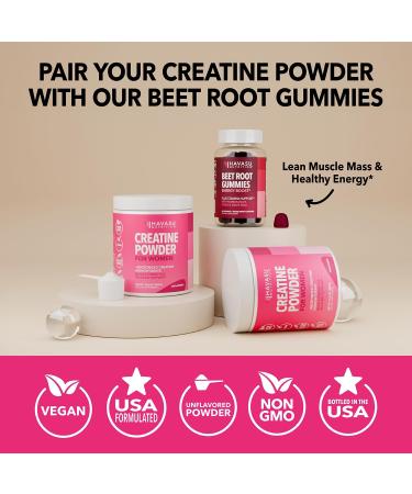 HAVASU NUTRITION Micronized Creatine Monohydrate for Women (100 Servings) & Saw Palmetto for Women Hair Complex (60 Servings) - Buy Online on GoSupps.com