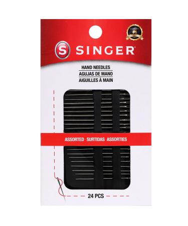 SINGER 01225 Assorted Hand Needles - Darners Embroidery & Sharps 24-Count