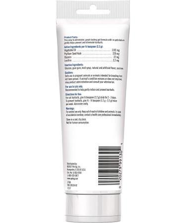 PetAg Hairball Natural Solution Gel | Reduce Feline Hairballs | Easy-to-Use Formula - Buy Online on GoSupps.com