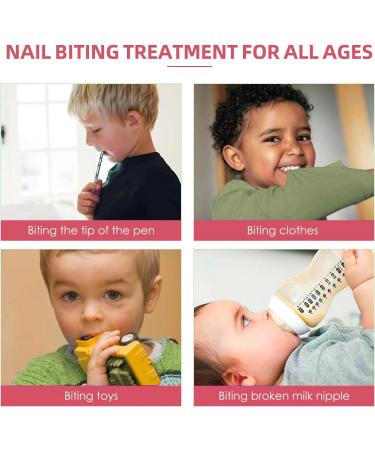 Stop Biting Your Nails with Anti Nail Biting Nail Polish - Fast Treatment for Adults & Children - Clear Stop Nail Repair Varnish - Easy Application for Nail Biting Prevention - Buy Online on GoSupps.com