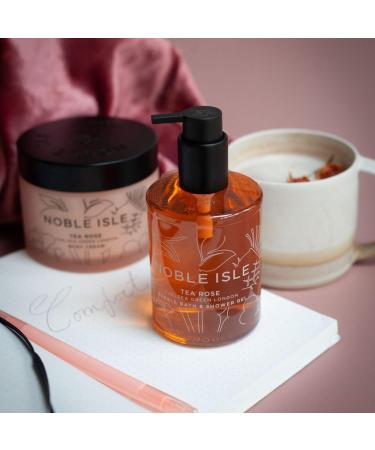 Tea Rose Bath & Shower Gel | Luxury Vegan Body Wash for Women | Paraben Free with Fine British Fragrance Oils (8.45 oz - Buy Online on GoSupps.com