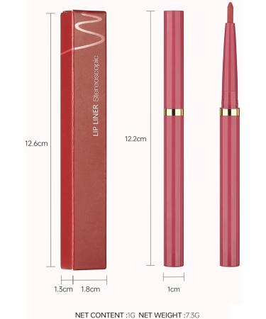  Erinde Erinde matte waterproof rotating lip liner lip liner liner permanent lip liner liner lip liner liner lip liner long lasting smooth lipstick pink lipstick - Buy Online on GoSupps.com