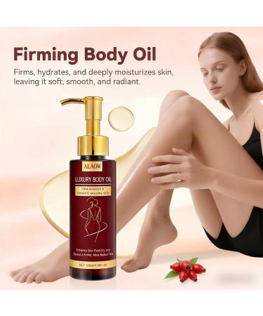 ALAOW Organic Firming Body Oil - Tightens Loose Skin Deep Hydration Fast-Absorbing & Non-Greasy Natural Plant-Based Formula for All Skin Types 4.06Fl Oz / 120ml (2PCS - Buy Online on GoSupps.com