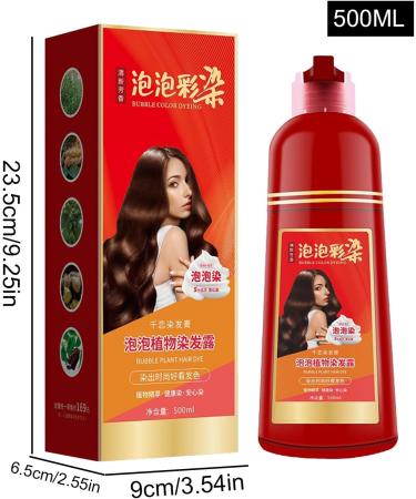  Holdes Color Shampoo for Women 500ml Long Lasting Color Shampoo Skin Friendly Instant Plant Bubble Natural Hair Dye Shampoo Holdes - Buy Online on GoSupps.com