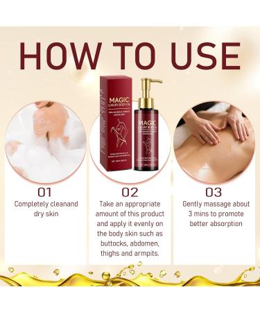 Trihood Body Firming Oil Nourishing & Hydrating Dry Oil with Vitamin E & Natural Oils Fast-Absorbing Serum for Crepe Skin Helps Improve Elasticity & Smooth Skin Appearance Full Body Care 120ML - Buy Online on GoSupps.com