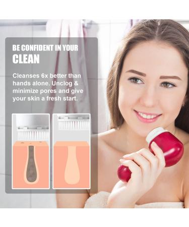 Brushmo Replacement Facial Cleansing Brush Heads - 4 Pack | Compatible with Radiance Cleanse Brush - Buy Online on GoSupps.com