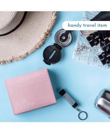 REBONCEL Korean Skin Care Set Travel Kit | TSA Approved Toiletries | Cleanser, Toner, Essence, Cream, Serum | Travel Essentials Gift Set | All-Natural Moisturizing Skincare - Buy Online on GoSupps.com