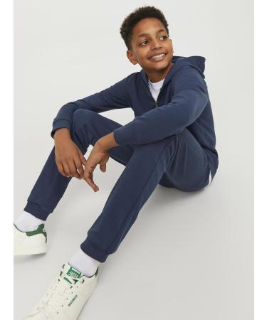 JACK & JONES Boys Jjibasic Sweat Pants Noos Jr - Navy Blazer Jogging Pants for 16 Years - Stylish & Comfortable International Shipping Available - Buy Online on GoSupps.com