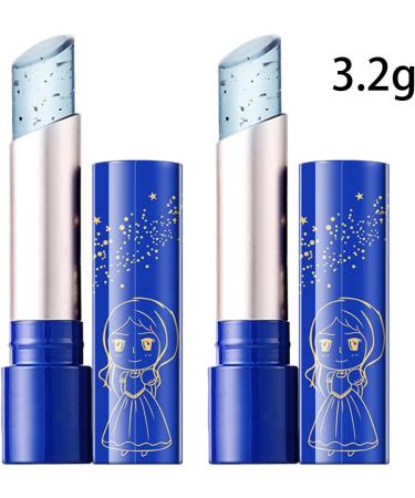 TocaFeank Blue Jelly Lip Balm Color Changing Lip Balm Blue Moisturizing Jelly Lip Balm Longlasting lip care tool for daily life parties work dating Temperature change + Colorless C - Buy Online on GoSupps.com