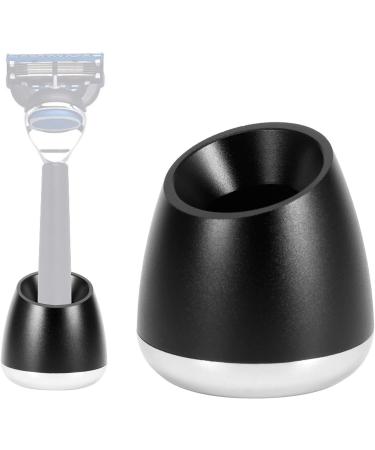 Lyrlody Aluminum Razor Holder - Non-Slip Rubber Base Waterproof & Rust-Free Manual Shaving Stand for Optimal Grooming - Buy Online on GoSupps.com