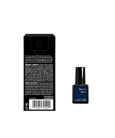 Sensationail Gel Nail Polish - At Home Quick-Cure Glossy Black | Long-Lasting No Dry Time | 7.39 mL - Buy Online on GoSupps.com
