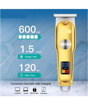 Professional Gold Cordless Hair Trimmer & Clippers for Men | Electric Barber Razors & Hair Trimmers - Shop Internationally - Buy Online on GoSupps.com