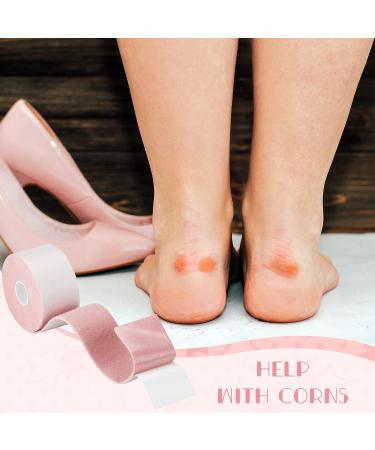 Soft Cotton Moleskin Roll for Feet | Blister Prevention Tape | Extra Soft Plush Moleskin for Sensitive Skin | Ideal for Blisters, Calluses, Corns | 4 Pieces, 2 x 5 yd - Buy Online on GoSupps.com