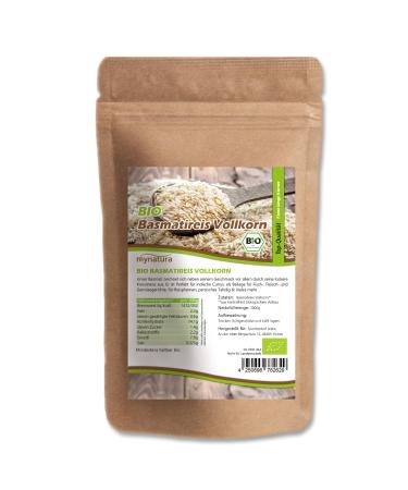 Jeske Sports Supplies Mynatura Organic basmati rice whole wheat white rice rice grains organic quality sushi rice cooking risotto in bag 2 x 1000 g