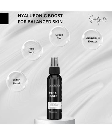 GOODY 2'S Men's Balancing Face Toner Natural & Organic Alcohol-Free Facial Toner for Hydrating & Refreshing Skin - Buy Online on GoSupps.com