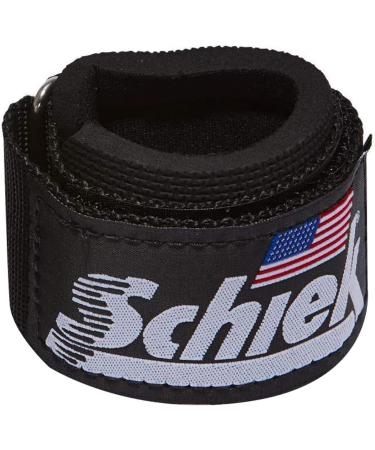 Schiek Sports Model 1100-WS Extra-Wide Wrist Straps in Black - Enhanced Support for Weightlifting - Buy Online on GoSupps.com