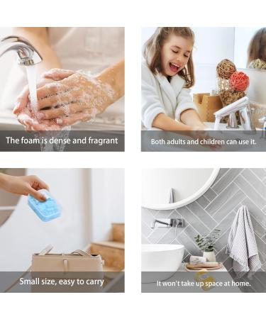 Volumoon Portable Paper Soap Mini Disposable Soap Leaves for Travel Camping & Hiking 4 Boxes of Soap Slices for Easy Use - Buy Online on GoSupps.com