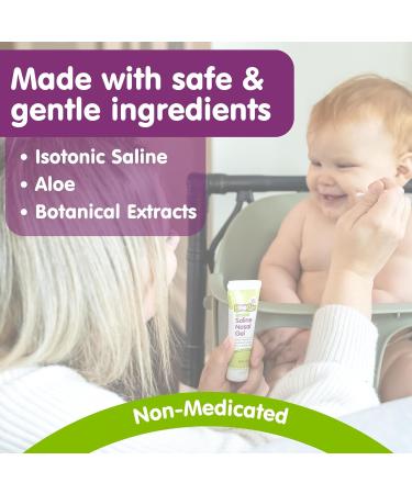 Boogie Saline Nasal Gel Made with Aloe and Isotonic Saline Soothes and Hydrates Dry or Irritated Noses Unscented Pack of 1 - Buy Online on GoSupps.com