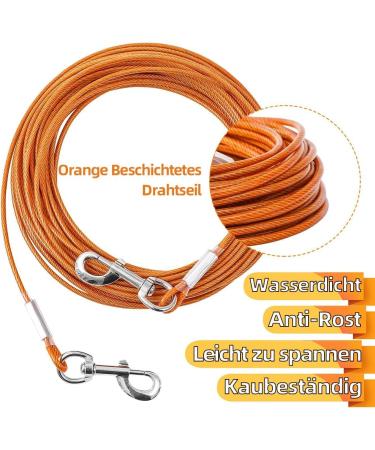 Mi Metty Tie-Out Linen for Dogs - 6m Durable Cable for Medium to Large Dogs | International Shipping Available - Buy Online on GoSupps.com