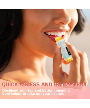 WK IEASON 10PCS Lip Balm Holder Keychain - Bulk Chapstick & Lipstick Holders for Fat & Slim Balms - Floral Design - Buy Online on GoSupps.com