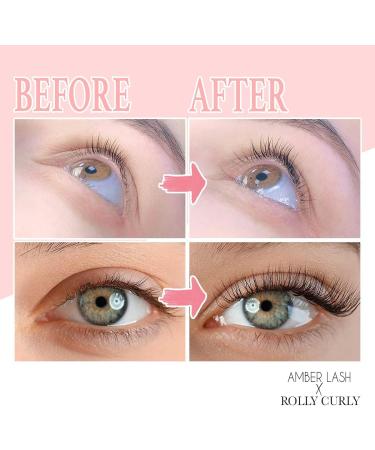 Colorful Amber Lash Rods for Eyelash Lifting - 5 Curl Sizes, Durable Silicone, Easy Application - Buy Online on GoSupps.com