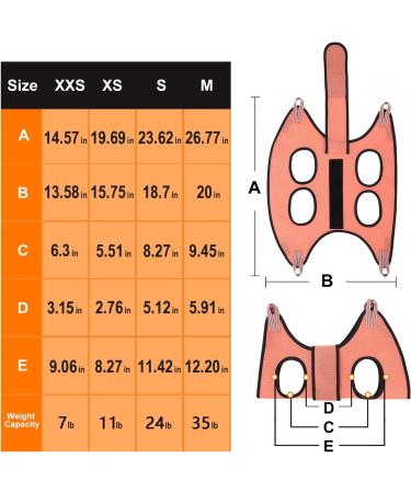 KKIIMATT 9-in-1 Pet Fur Care Harness with Nail Clipper File & Comb - Ideal for Dog Care | XXS Pink/Orange - Buy Online on GoSupps.com