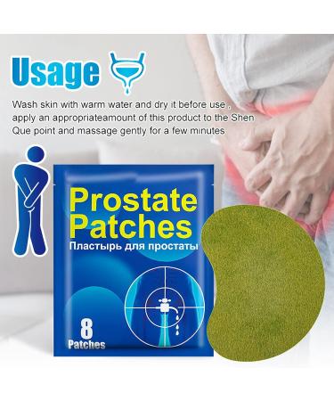 8pcs Large Male Prostatic Patches - Skin-Friendly, Non-Woven Material for Prostate Health and Reduced Bladder Issues - Buy Online on GoSupps.com