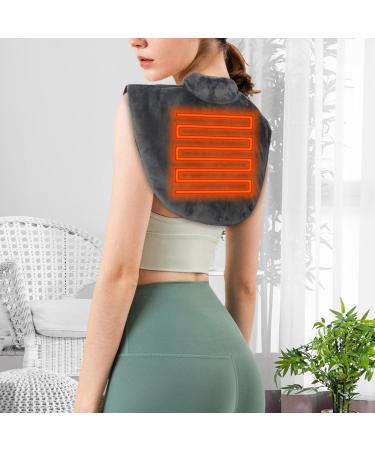 Virtcooy Heated Neck & Shoulder Pillow | Adjustable Temperature Skin-Friendly Wraps for Cramps | Comfortable Chest & Shoulder Warmer - Buy Online on GoSupps.com