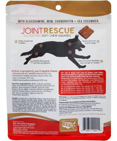 Sea Mobility Joint Rescue Dog Treats - Beef Flavor, Glucosamine & Chondroitin, 9 oz - Buy Online on GoSupps.com