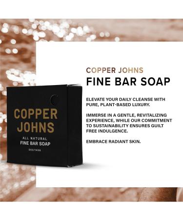 5 Oz/ 142 gm Copper Johns All Naturals Milk & Collagen Cold Process Shea Butter Soap Bar for Men with Sweet Cream Vanilla Goat Milk and Sunflower Oil for Nourishing Smoothing and Moisturizing Skin - Buy Online on GoSupps.com