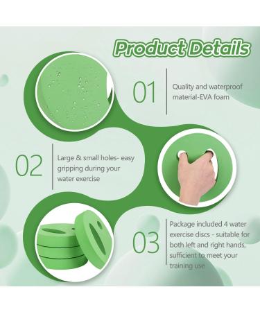 Water Weights for Pool Exercise Set | EVA Foam Handheld Swimming Discs for Aquatic Aerobics - Buy Online on GoSupps.com