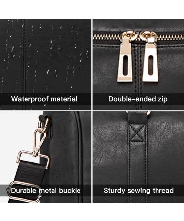 Buy Miss Lulu LT6638 BK Baby Changing Bag | Stylish Black Diaper Bag | International Shipping Available - Buy Online on GoSupps.com