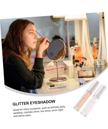 Beavorty Purple Highlighter 2pcs Liquid Eyeshadow Liquid Glitter Eyeshadow Lasting Eyeshadow Women Glitter Eyeshadow Pearlescent - Buy Online on GoSupps.com