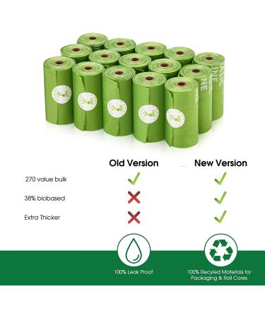 PET N PET USDA Certified 38% Biobased Dog Poop Bags 270/540 Counts - 9x13 Inches, 15 Refill Rolls - Buy Online on GoSupps.com