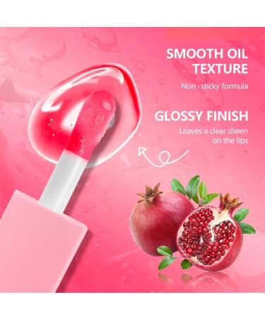 Maki Yika Lip Glow Oil - Mothers Day Hydrating Lip Oil | Plumping & Tinted Gloss with Pomegranate Extract - Buy Online on GoSupps.com