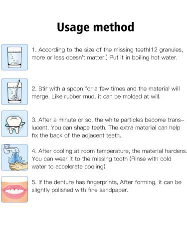 Tooth Repair Set - Temporary Tooth Filling Beads for Quick Fixes | Instant Repair for Broken & Missing Teeth - Buy Online on GoSupps.com
