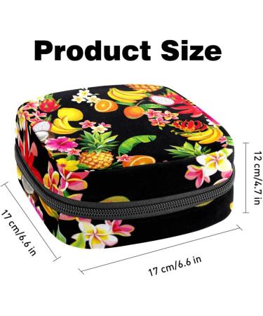 Womens Flamingo Flower Binding Storage Bags - Large Menstrual Cup Pocket Zippered Period Inserts Tampon & Panty Lip Organizers - Multicolored 06 - Buy Online on GoSupps.com