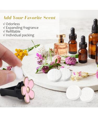 Buy 50 PCS White Essential Oil Refill Pads - 0.63 Inch Cotton Pads for Diffuser Necklaces & Bracelets | Aromafier Replacement Pads & Car Air Vent Clip Fragrance Tablets - International Shipping Available - Buy Online on GoSupps.com