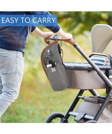 USB Heating Portable Baby Bottle Warmer - Travel Milk Warmer & Storage Bag - Buy Online on GoSupps.com